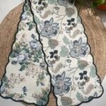 EDEN BLOOM REVERSIBLE QUILTED COTTON RUNNER