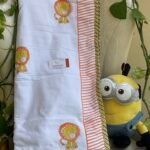 HAND BLOCK PRINTED REVERSIBLE MULMUL BABY DOHAR