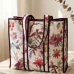 Handmade Quilted Cotton Tote Bag