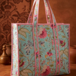 Handmade Quilted Cotton Tote Bag