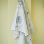 Hand Block Printed Pure Cotton Bath Towels | Premium Indian Artisan Design
