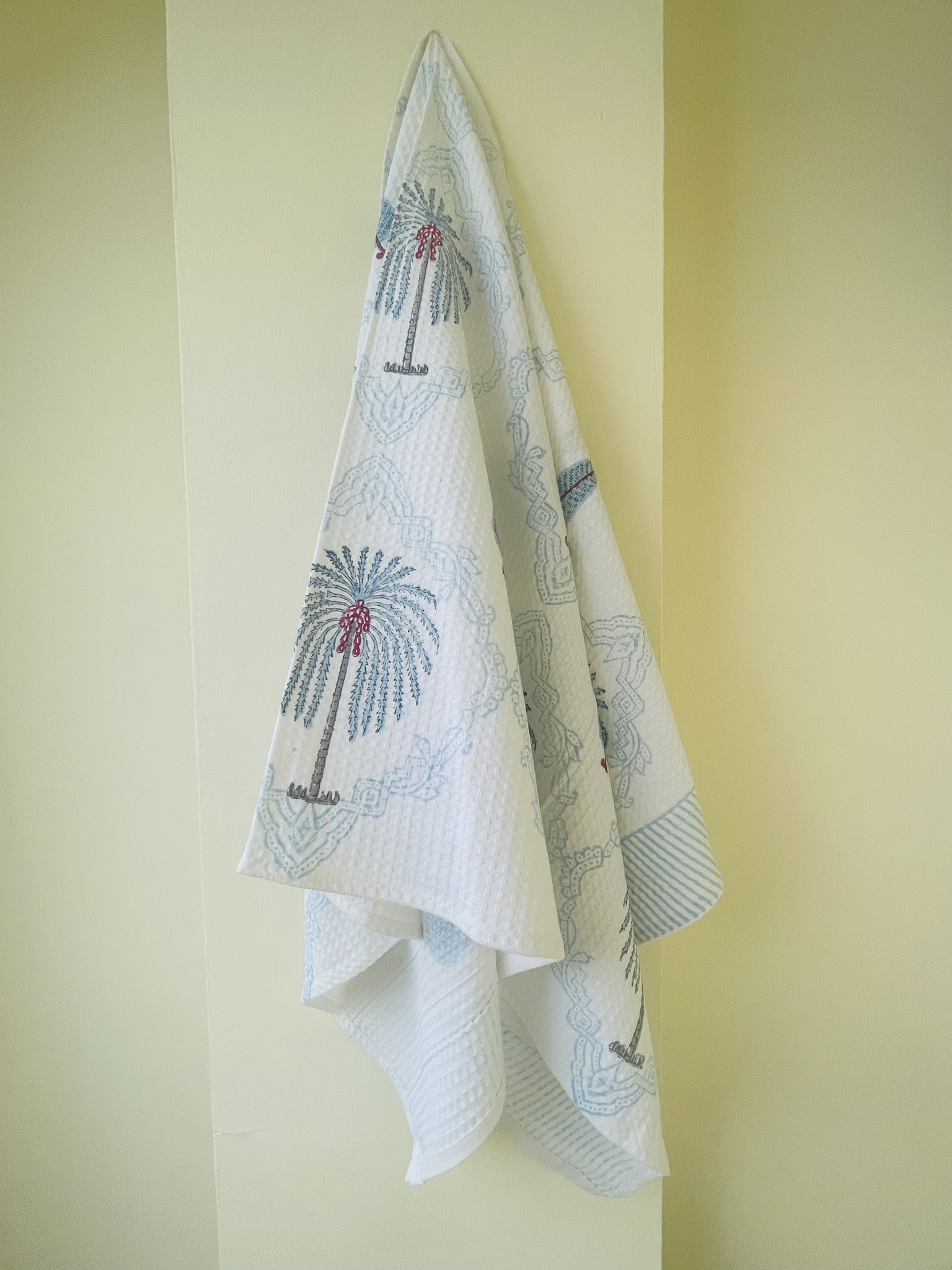 Hand Block Printed Pure Cotton Bath Towels | Premium Indian Artisan Design - Image 5