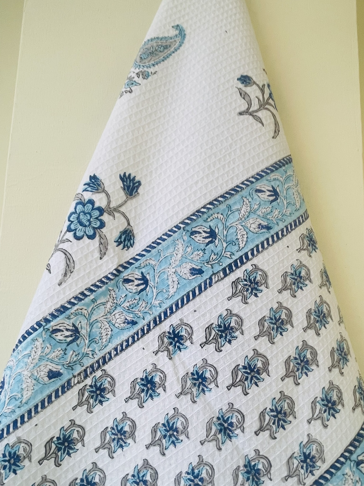 Hand Block Printed Pure Cotton Bath Towels | Premium Indian Artisan Design - Image 5