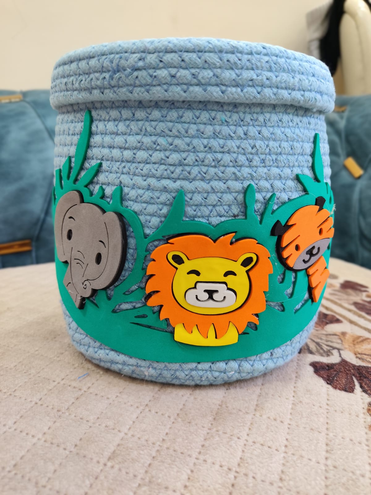 VIRAL HANDMADE JUTE BASKET - Image 3