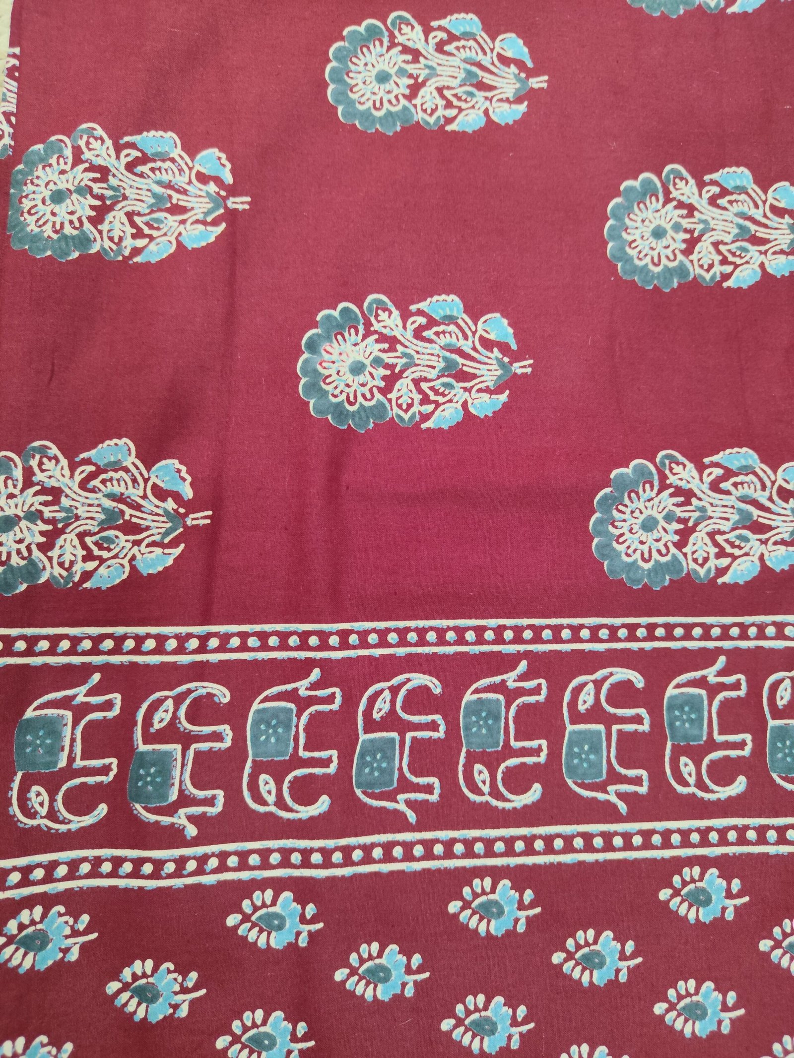 Anaya - Red Bedsheet (108x108 Inches) - Image 5