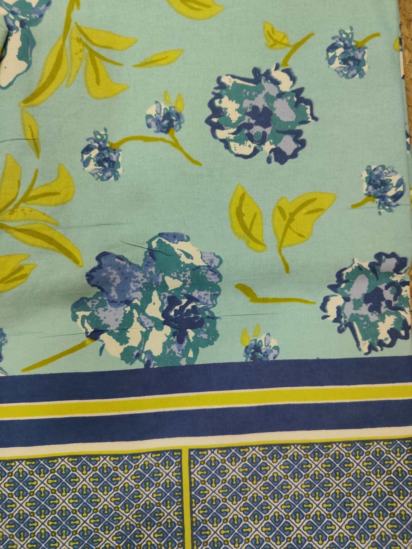 Heer - Blue Bedsheet (108x108 Inches) - Image 4