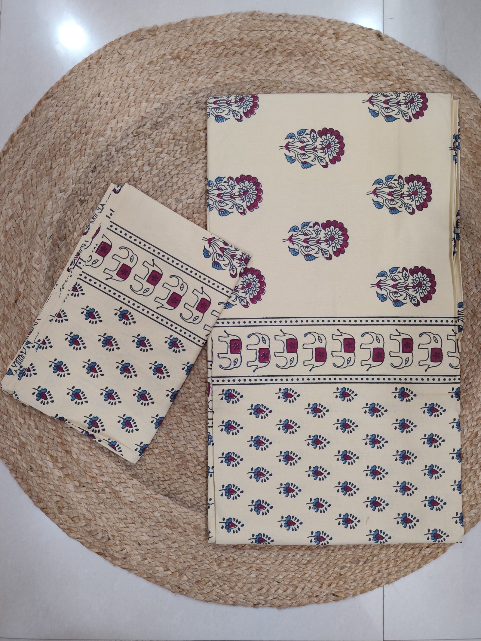 Anaya - Beige Bedsheet (108x108 Inches) - Image 2