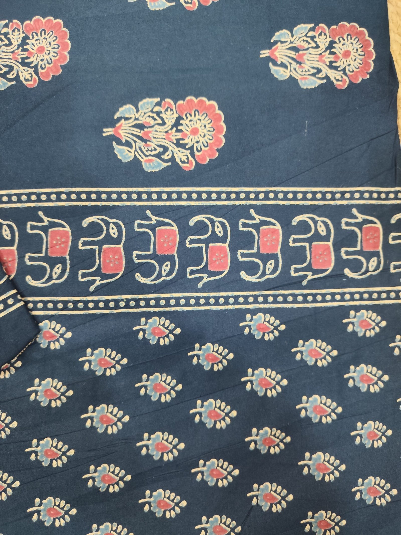Anaya - Blue Bedsheet (108x108 Inches) - Image 3