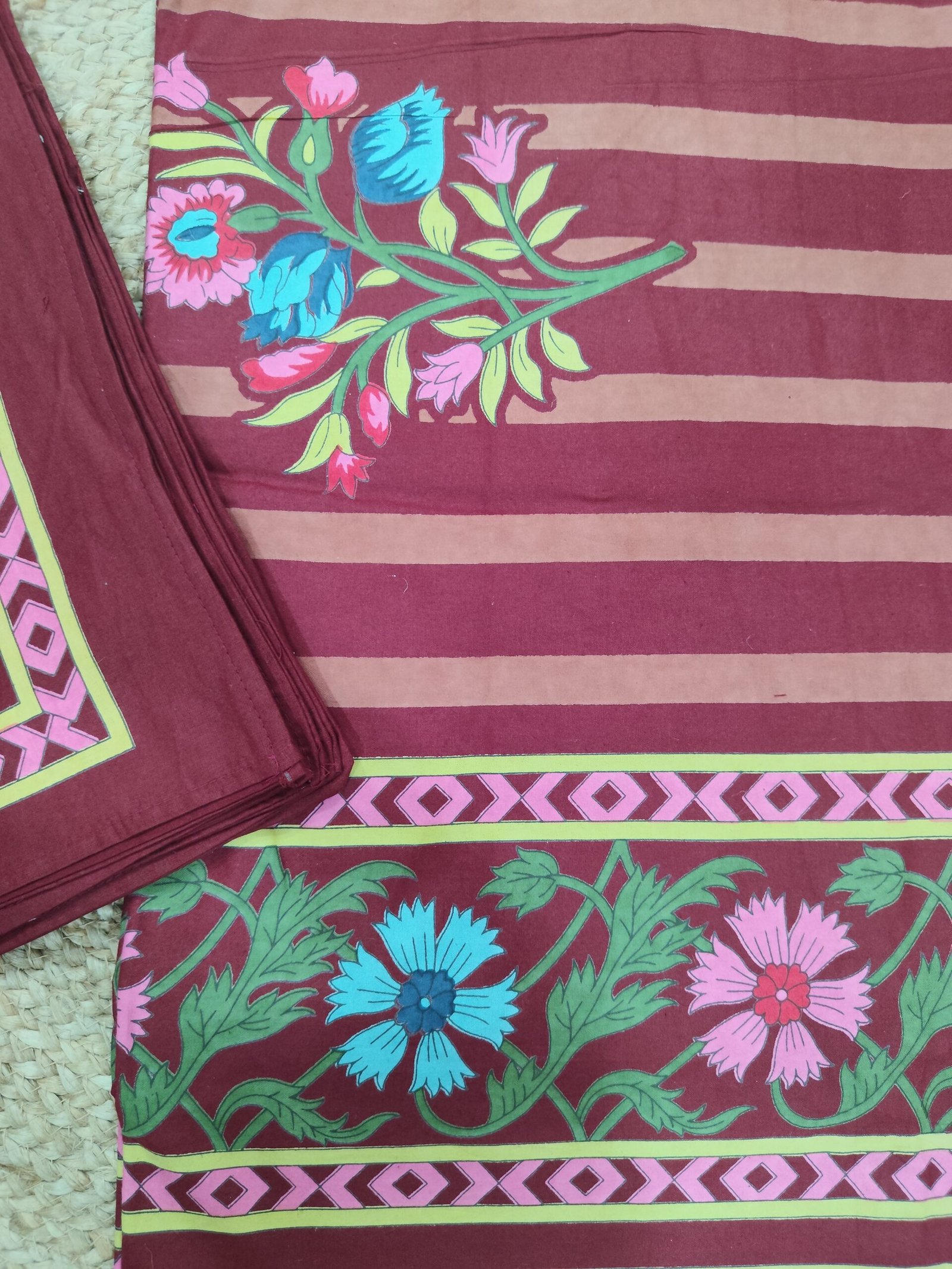 Meher - Red Bedsheet (108x108 Inches) - Image 3
