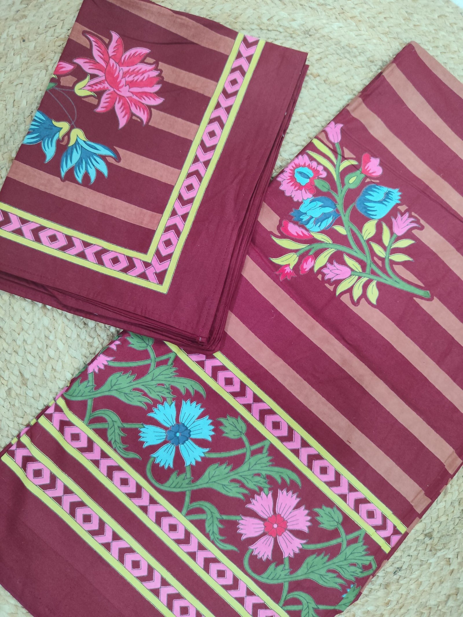 Meher - Red Bedsheet (108x108 Inches) - Image 4