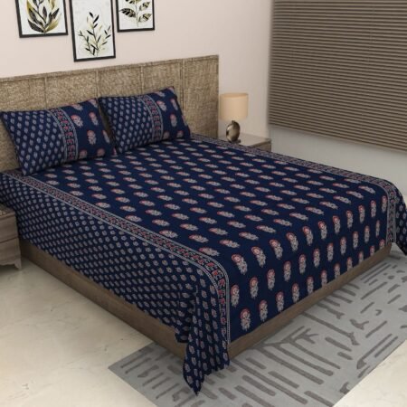 Anaya - Blue Bedsheet (108x108 Inches)